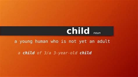 the backend child meaning